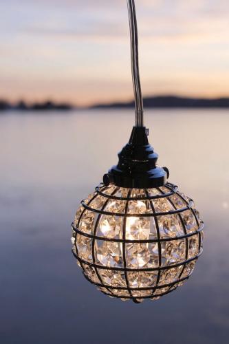 Kristallboll Fönsterlampa Krom&Kristall