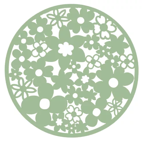 Blossom Filttablett Grön