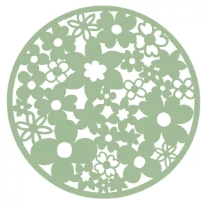 Blossom Filttablett Grön