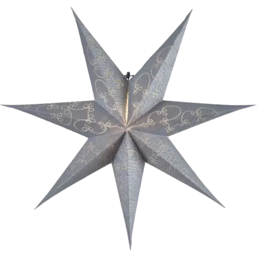 Decorus Pappersstjärna Silver