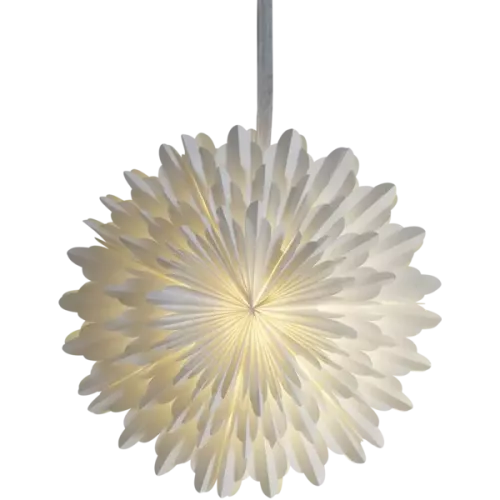 Snow Pappersstjärna Vit