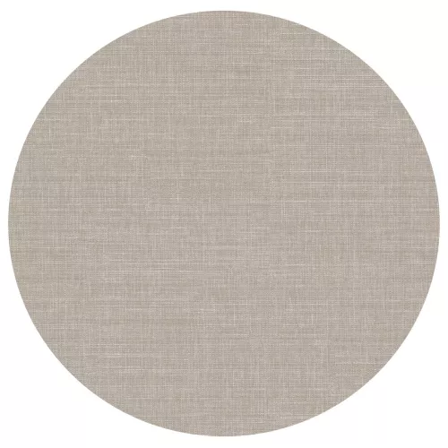 Vaxduk Rund Linnelook Beige