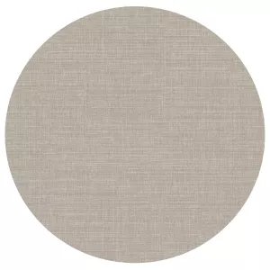 Vaxduk Rund Linnelook Beige