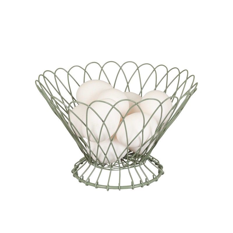 Trådkorg Skål Grön
