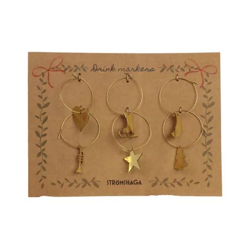 Jul Glasmarkörer Mässing