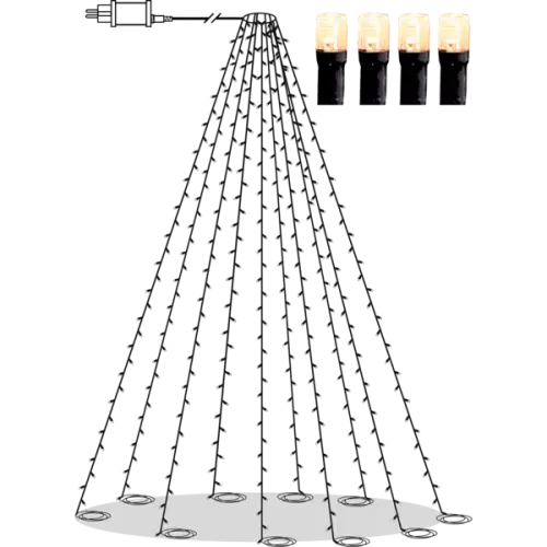 Flaggstångsbelysning Golden Warm White