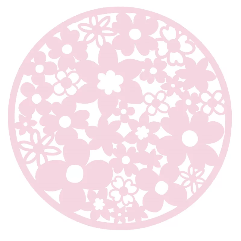 Blossom Filttablett Rosa