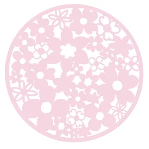 Blossom Filttablett Rosa
