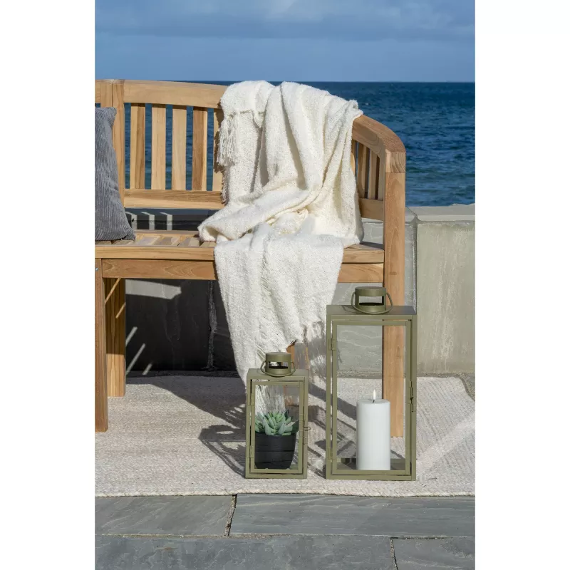 Corfu Lykta Grön Liten