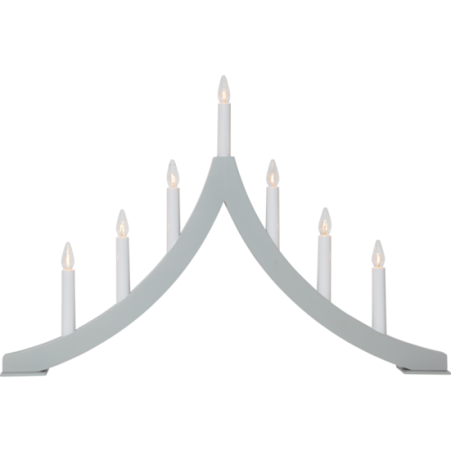 Pagod Ljusstake Grå