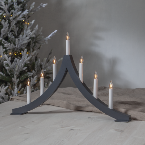 Pagod Ljusstake Grafitgrå