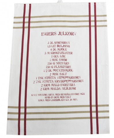 Kökshandduk Ingers Julkorv