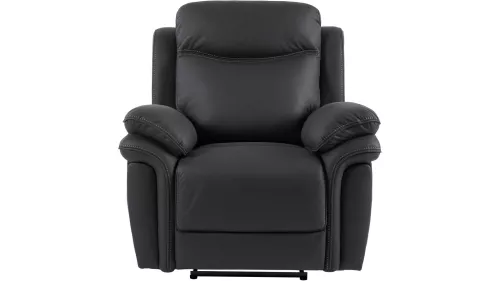 Manne Reclinerfåtölj Svartgrå