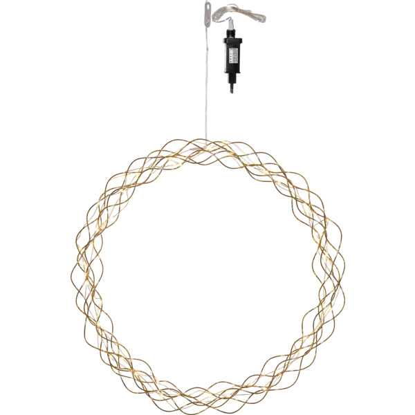 Curly Krans Mässing