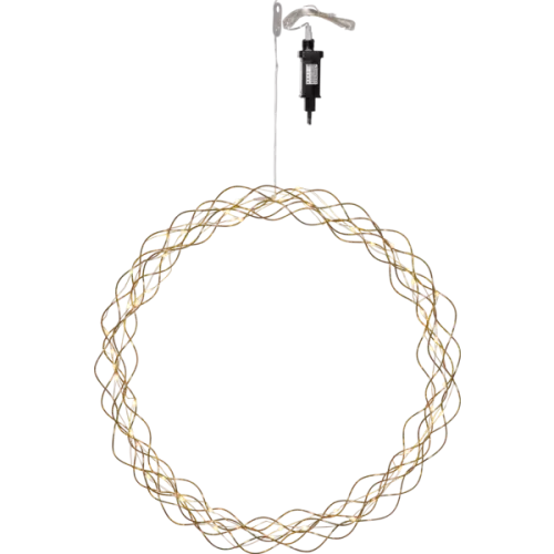 Curly Krans Mässing