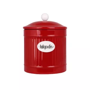 Hugo Plåtburk Julgodis Röd