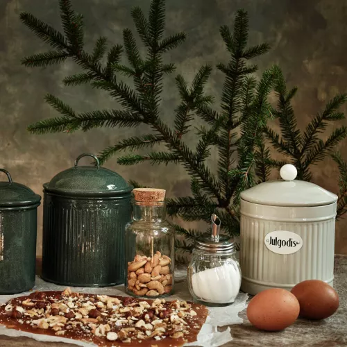 Hugo Plåtburk Julgodis Beige