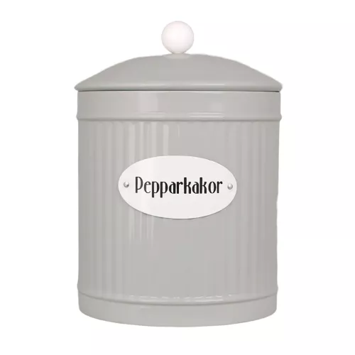 Hugo Plåtburk Pepparkakor Beige