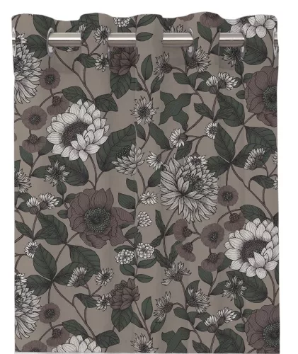 Dahlia Öljettlängder Linne/Grön