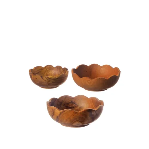 Blomma Skål Teak Small
