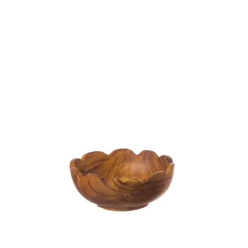 Blomma Skål Teak Small