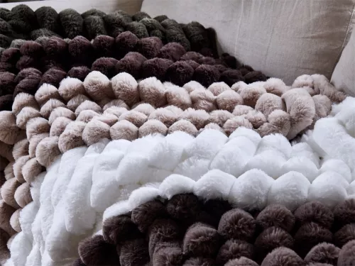 Brooklyn Pläd Choklad