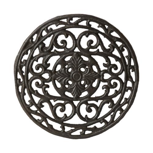 Frej Grytunderlägg Rund Brun/Svart