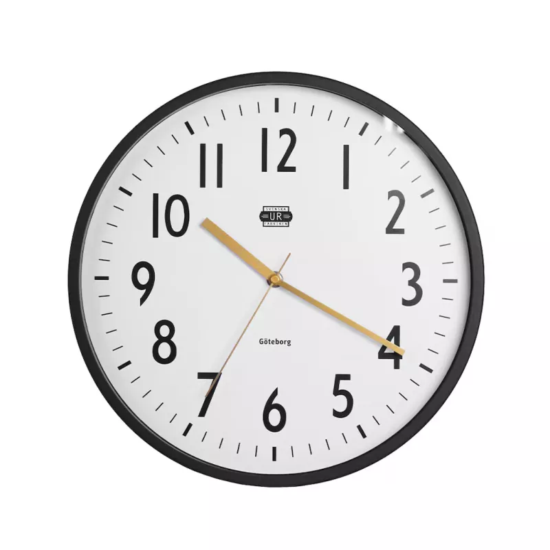 Urban Väggklocka Svart