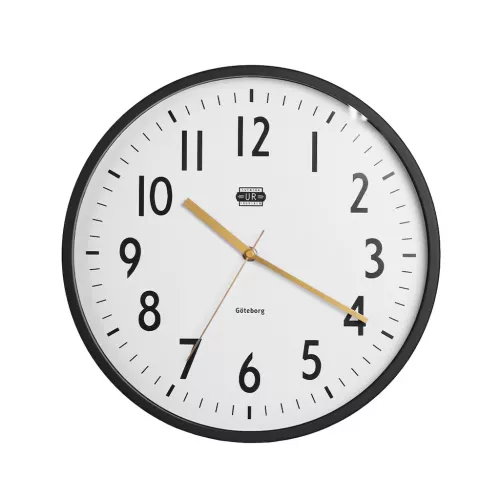 Urban Väggklocka Svart