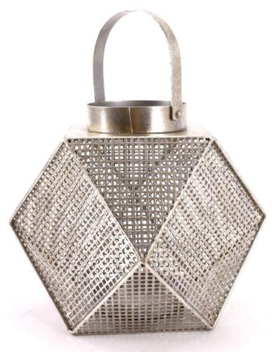 Decagon Ljuslykta Silver