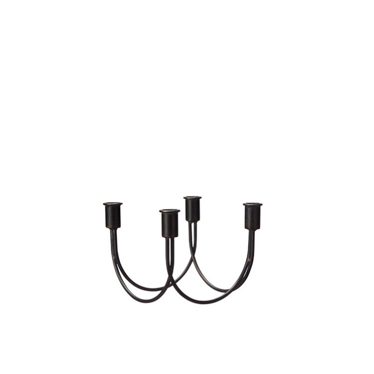 Ljusstake Svart