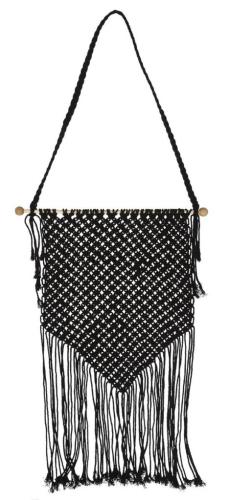 Kelly Makramebonad Svart