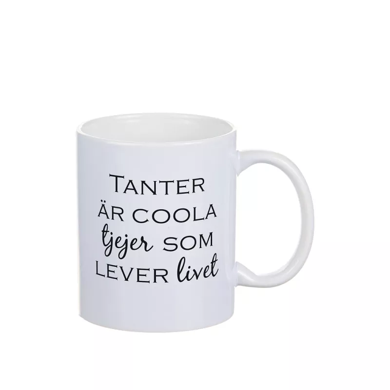 Coola Tanter Mugg Vit