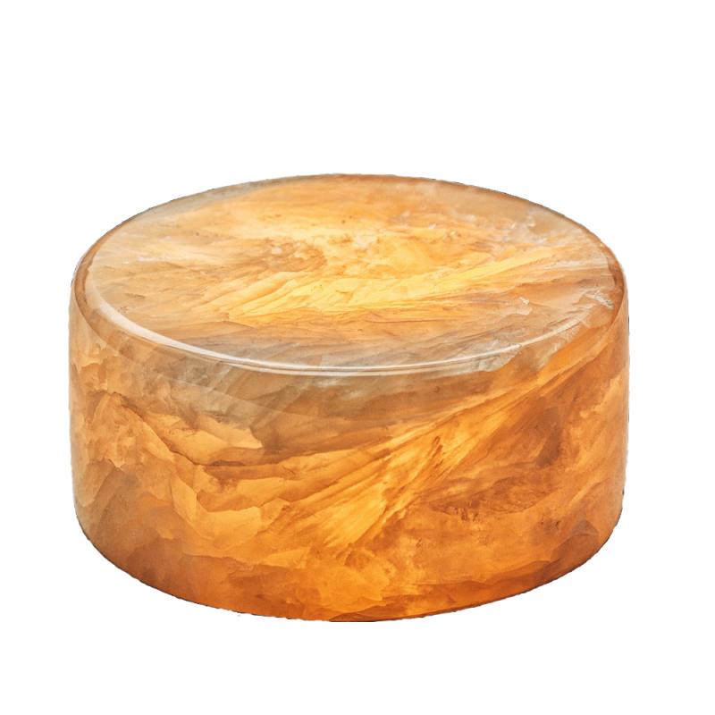 Marble Amber Batteriljus Small