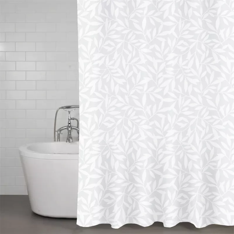 Leaves Duschdraperi Vit