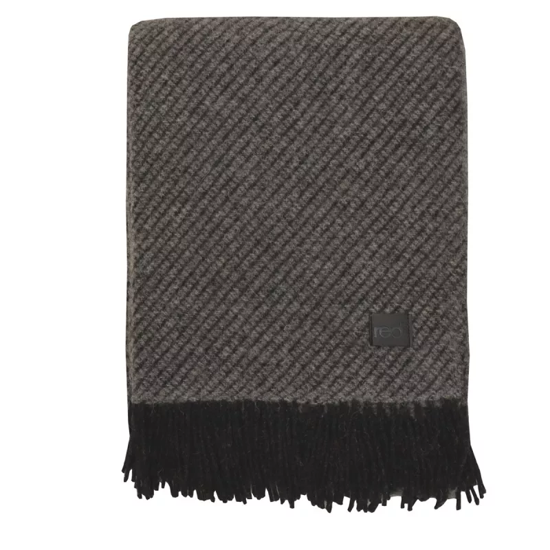 Aukland Ullpläd Grå