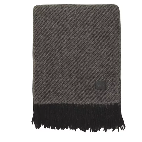 Aukland Ullpläd Grå