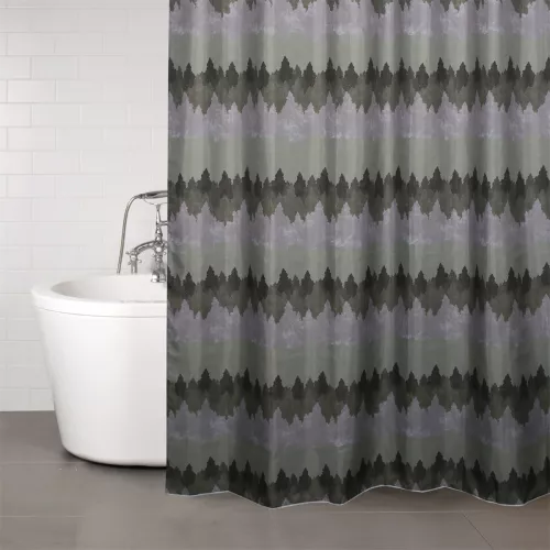 Gryning Duschdraperi Grön