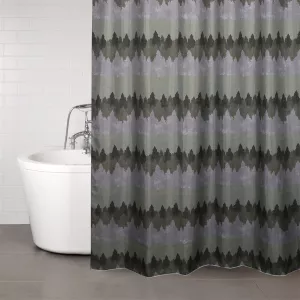 Gryning Duschdraperi Grön