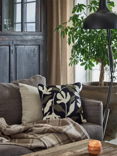 Belinda Kuddfodral Svart/Vit