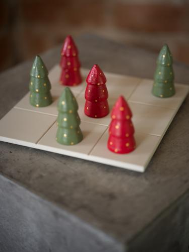 Tre I Rad Spel Granar Röd/Grön