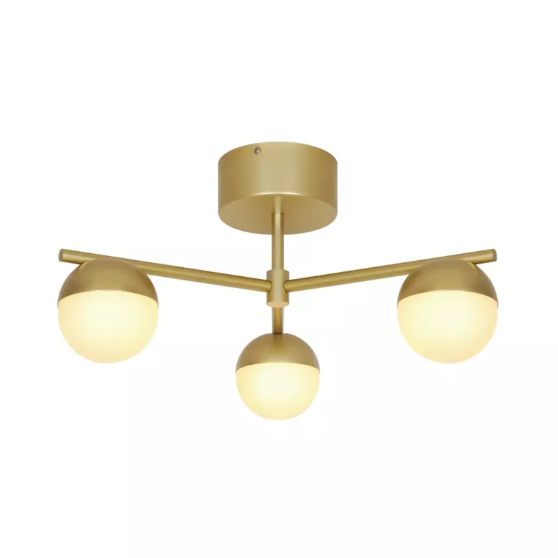 Contina 3-Spot Plafond Mässing
