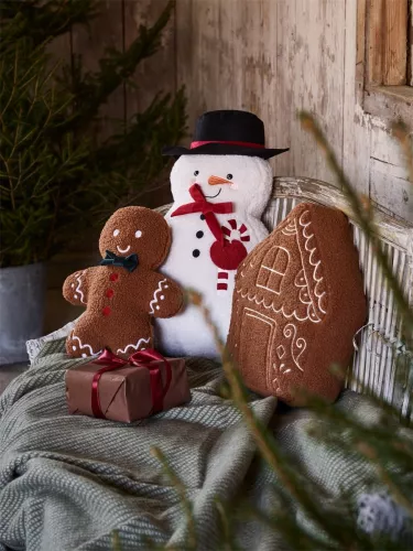 Pepparkaksgubbe Fylld Kudde