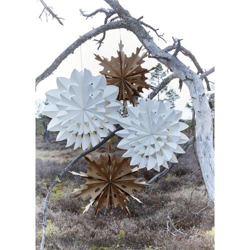 Stjärna Pappersstjärna Offwhite