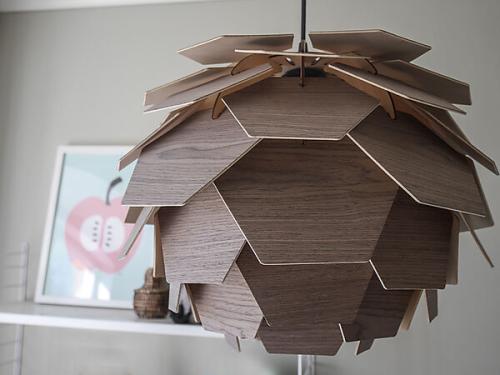 Carpatica Taklampa Valnöt