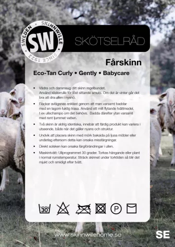 Gently Double Sheepskin - Silver
