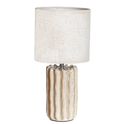 Flint Bordslampa Beige/Linne