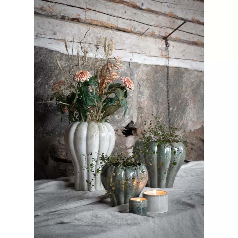 Alvy Ljus Grönmelerad Stor