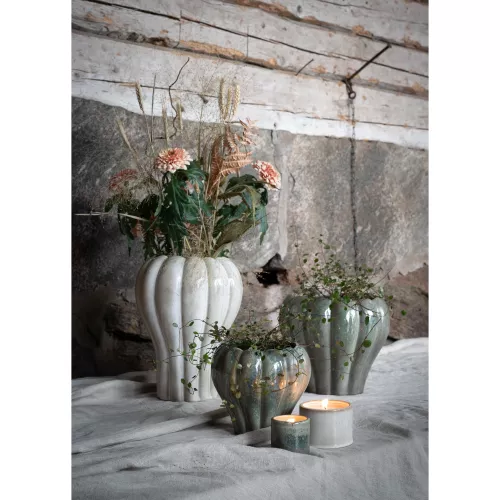 Alvy Ljus Grönmelerad Stor