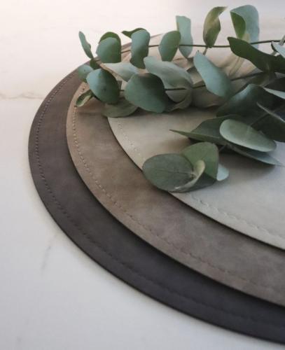 Vejby Bordstablett Rund Beige